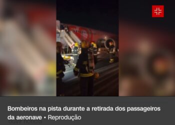 Avião da Gol com passageiros colide com veículo durante decolagem no RJ