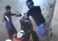 Capivara News TV: Vídeo mostra ladrão com faca correndo atrás de motociclista e levando Fazer no Guanandi