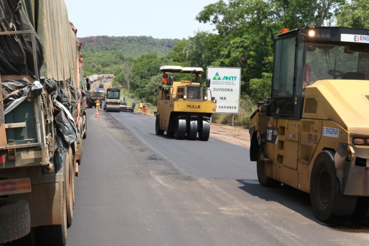 Vai pegar a estrada no fim de semana? Atenção às obras na BR-163/MS nesta sexta