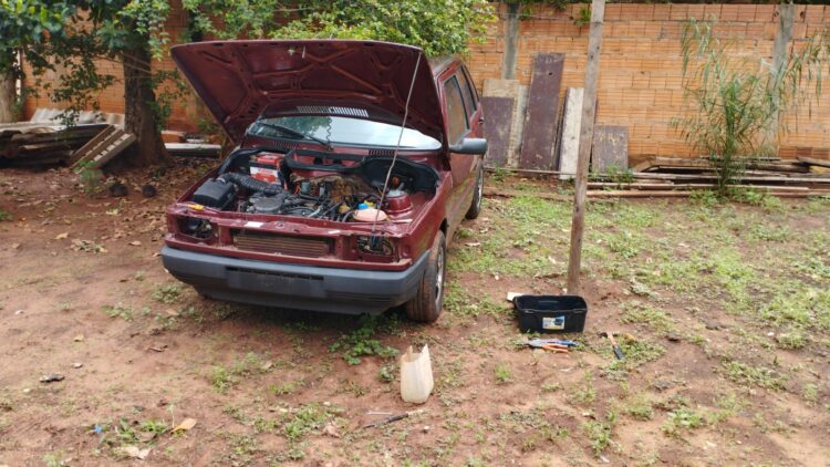 Receptador é preso com Fiat Uno furtado no Jardim Noroeste, em Campo Grande