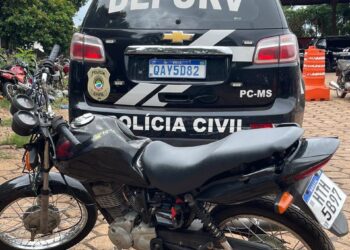 Você reconhece? Defurv apreende moto com sinais adulterados, em Campo Grande