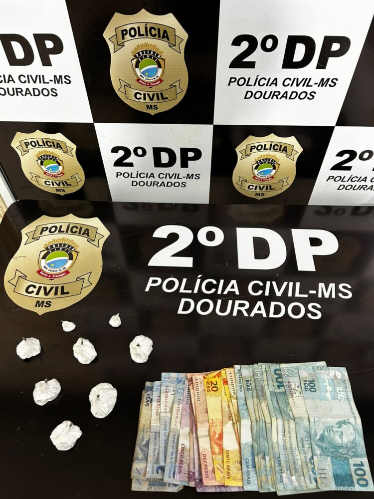 Idosa de 62 anos é presa por traficar cocaína no Bairro Deoclécio Artuzi, em Dourados