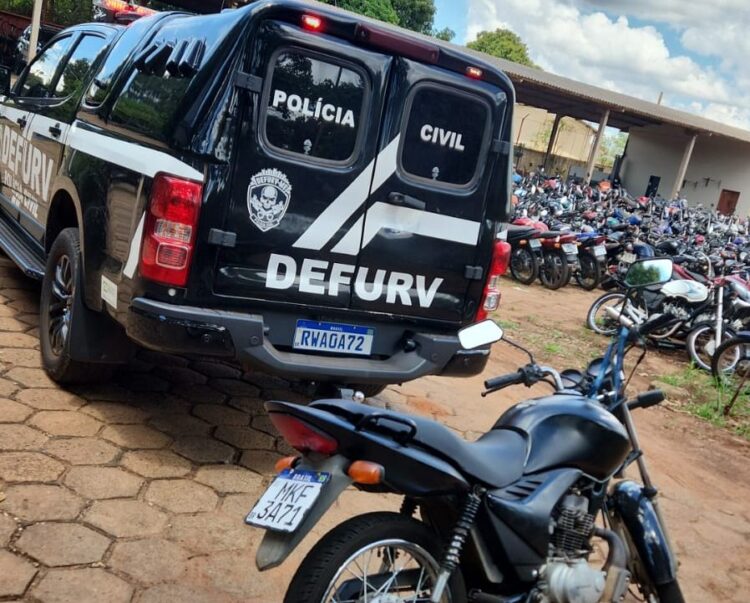Defurv apreende moto adulterada no Conjunto Estrela do Sul, em Campo Grande