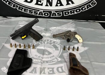 Homem é preso por apontar arma para PM de folga, após briga de trânsito no Noroeste
