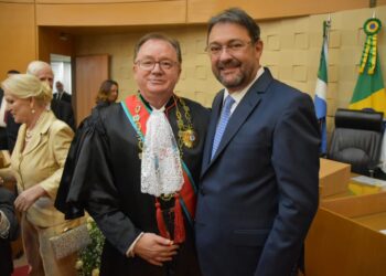 Presidente da Fiems esteve na posse da nova administração do Tribunal de Justiça de MS