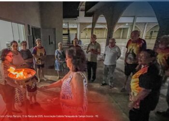 Fé em União: Primeiro Terço do Ano na Associação da Colônia Paraguaia e o Chamado à Caridade no Evangelho