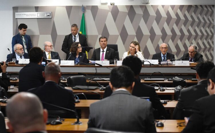 Senador defende estratégia para proteger produção brasileira e fortalecer papel do Senado na política externa