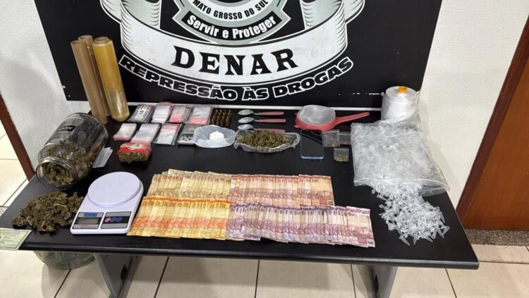 Polícia desativa boca de fumo no Nova Lima e prende em flagrante suspeito de tráfico de drogas