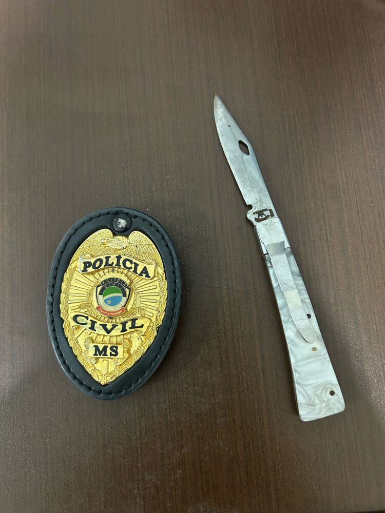 Homem é preso por perseguir e ameaçar ex-esposa com um canivete no local de trabalho em Três Lagoas