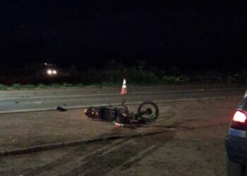 Motociclista morre ao colidir contra veículo, na MS-164, em distrito de Ponta Porã