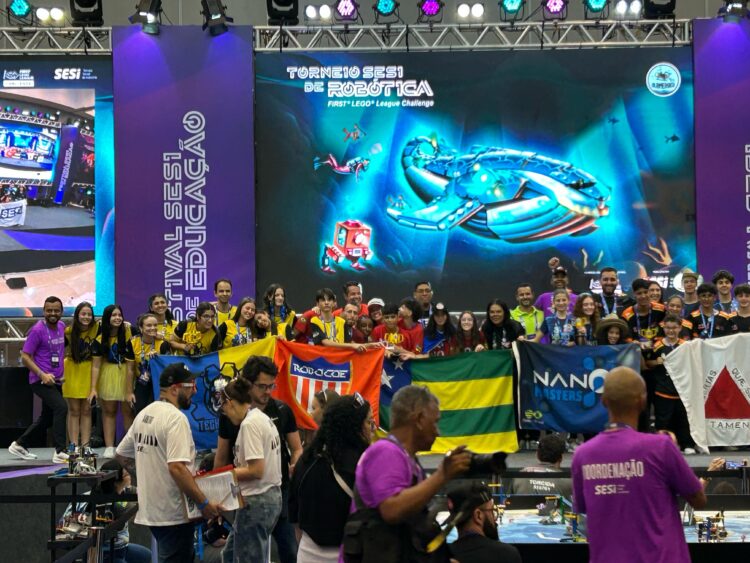 Equipes de MS faturam dois troféus no Festival Sesi de Robótica 2025 no DF