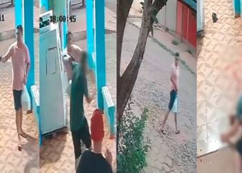 Capivara News TV: Vídeo mostra momento em que homem é morto a tiros em bar na fronteira