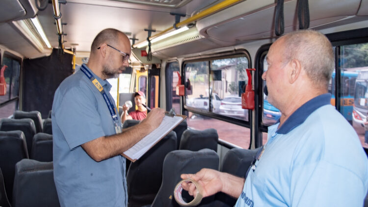 TCE-MS fiscaliza transporte escolar em Nova Alvorada do Sul