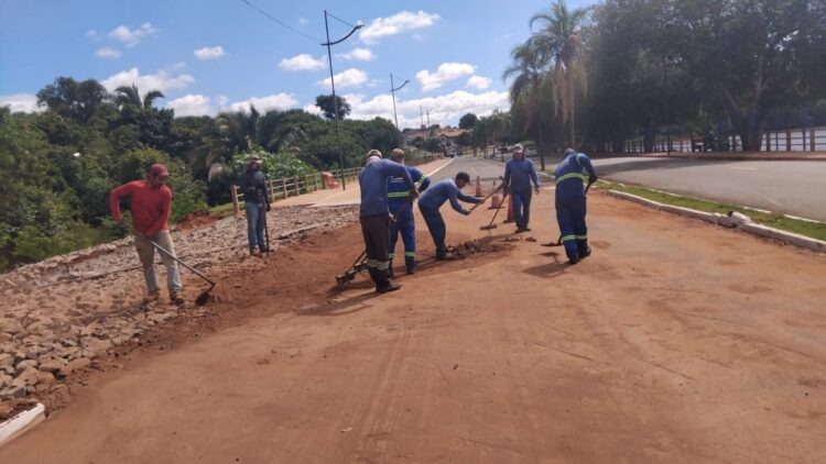 Obra na Filinto Muller, no Lago do Amor, termina na próxima semana, em Campo Grande