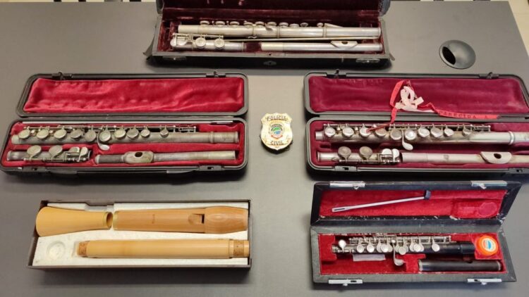 Polícia recupera R$ 15 mil em instrumentos musicais furtados no “Castelinho” do Nhanhá