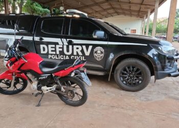 Polícia identifica e indicia 2 indivíduos por roubo e recupera moto subtraída em Campo Grande