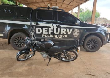 Polícia recupera moto Yamaha Factor furtada em frente à Santa Casa da Capital
