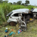 Condutor de Celta em ziguezague colide em caminhão, criança morre e mais 3 ficam feridos