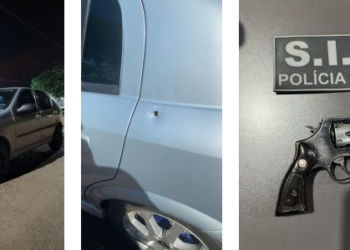 Homem é preso por atirar em carro do atual da ex-companheira em Ivinhema