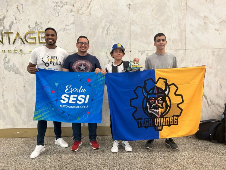 Equipe de robótica do Sesi viaja aos EUA para disputar regional das Américas