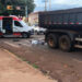 Ciclista morre atropelado por caminhão em cruzamento de Dourados