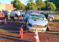 Mulher morre após atropelar capivara, capotar veículo e bater em coqueiro na BR-163 em MS