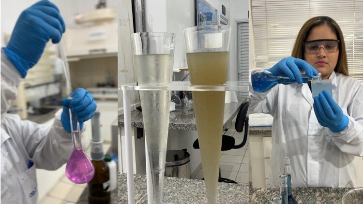 Com 10 mil análises por mês, laboratório monitora qualidade do tratamento de esgoto na Capital