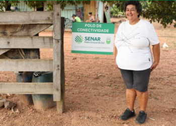 Capivara News TV: Conectividade transforma rotina de professora e alunos em escola rural de MS