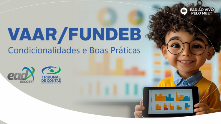 Tribunal de Contas de MS vai realizar live sobre VAAR/Fundeb
