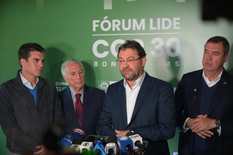 Fórum LIDE COP30 tem início com debates sobre potência energética, alimentar e ambiental