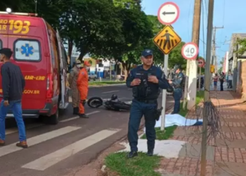Jovem motociclista morre ao colidir com carro em Nova Andradina