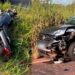 Motociclista morre ao colidir moto com VW T-Cross na BR-376 entre Ivinhema e Deodápolis
