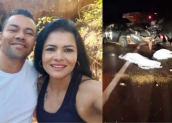 Casal morre e filha fica em estado grave após colisão entre carro e Hillux na BR-262 em MS