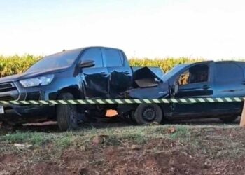 Condutor de Palio morre ao colidir na caminhonete de prefeito de cidade de MS