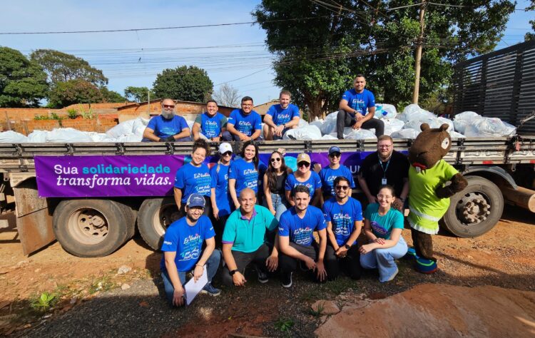 Campanha do Agasalho da Águas Guariroba faz doação de 4 toneladas de roupas para 20 comunidades