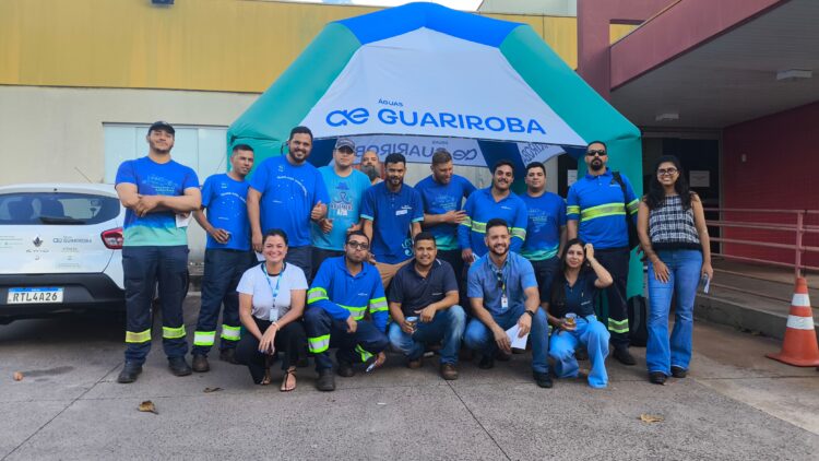 Colaboradores da Águas Guariroba participam de campanha para doação de sangue