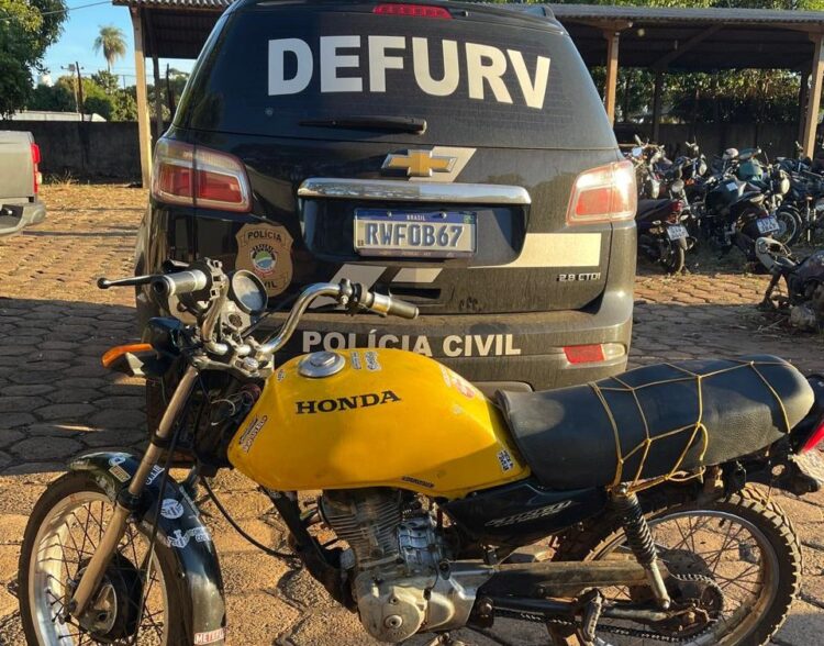 Polícia recupera Honda CG-125 furtada de funcionário de atacadista no Santo Amaro