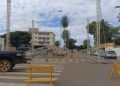 Começam as montagens da estrutura da 22ª Fejunavi, a maior festa junina do Cone Sul de MS