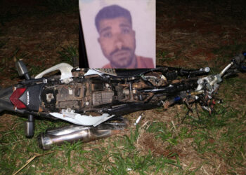 Motociclista entra na contramão colide com carreta e morre no rodoanel de Chapadão do Sul