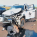Colisão frontal entre carro e caminhonete termina em morte e 1 ferido na BR-463 em Ponta Porã