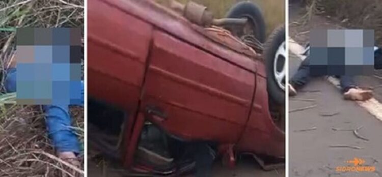 Uma pessoa morre e outra fica ferida em colisão entre carro e moto em Sidrolândia