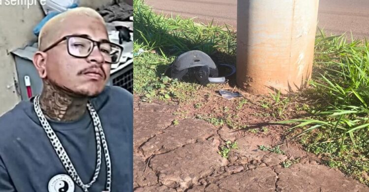 Identificado o motociclista que morreu ao colidir em poste em avenida do Zé Pereira