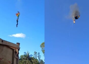 Balão cai em Santa Catarina e mata pelo menos oito pessoas que estavam a bordo