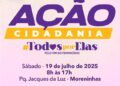Sesc MS participa da Ação Cidadania #TodosPorElas neste fim de semana