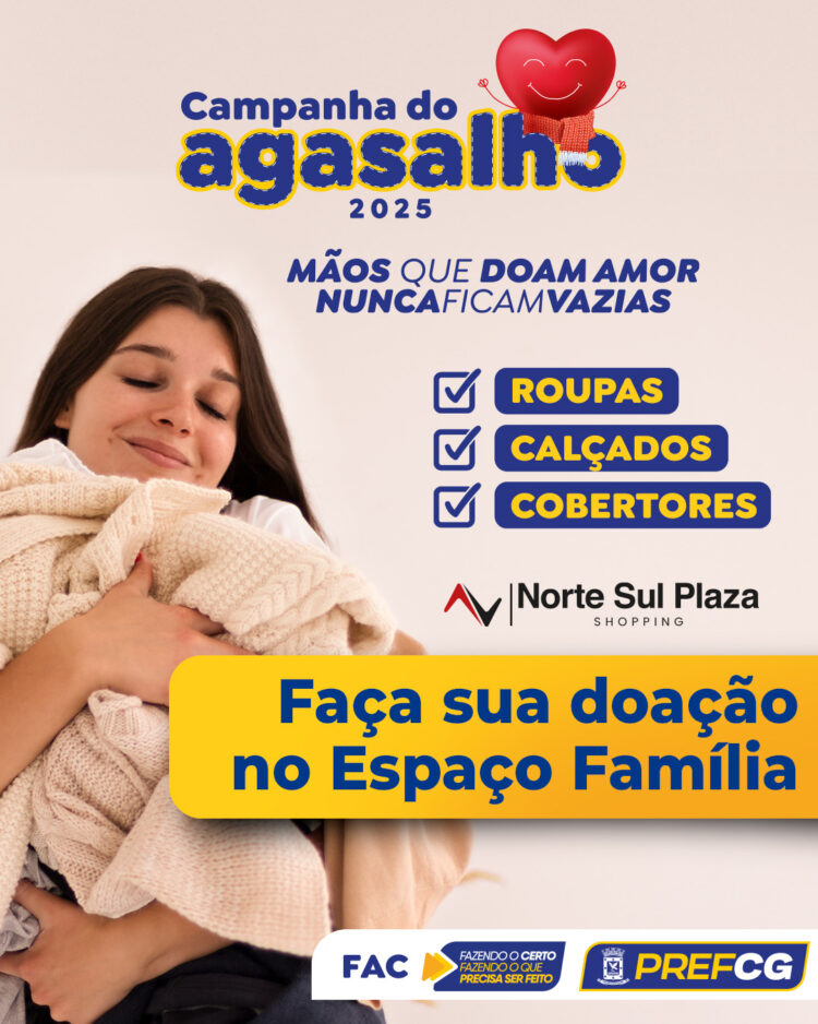 Shopping apoia Campanha do Agasalho com ponto de arrecadação no Espaço Família