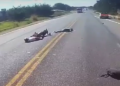 Morre na Santa Casa motociclista que colidiu com Fiat Strada na BR-163 na Capital