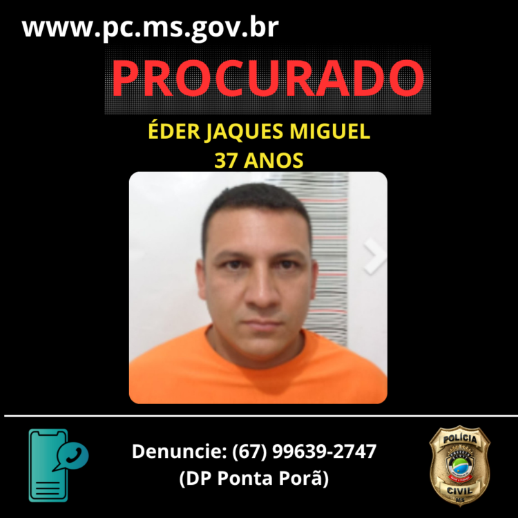 Homem é procurado por armar sequestro e roubar R$ 60 mil em PIX das vítimas em Ponta Porã