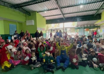 SES promove ação lúdica para prevenir síndrome Mão-Pé-Boca com crianças do CEI Zedu