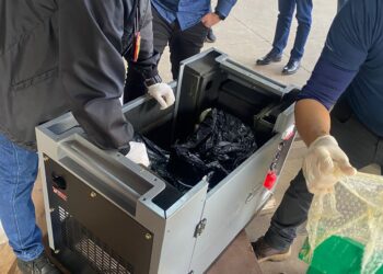 Mulher é presa por tentar despachar drogas dentro de um gerador de Dourados pro RJ