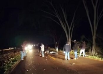 Colisão frontal entre duas motos na MS-157 mata os dois condutores